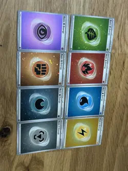 151 Energy Set Scarlet and Violet SVE Cosmos Holo Complete of 8 Pokemon Cards - Image 3