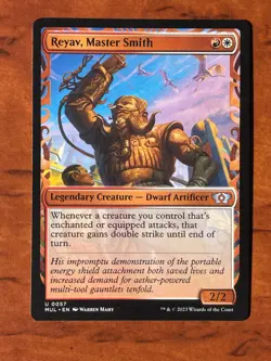 Reyav, Master Smith Showcase MTG Magic the Gathering Card NM Near Mint MUL - Image 1