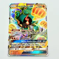 Marshadow GX 80/147 Near Mint Burning Shadows Ultra Rare Pokemon TCG Card - Image 1