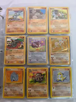 Pokemon Card Binder Lot 150+ Vintage WoTC Era Holo Trainer Energy Please Read - Image 1