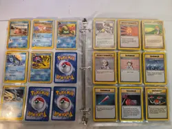 Pokemon Card Binder Lot 150+ Vintage WoTC Era Holo Trainer Energy Please Read - Image 2