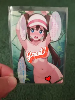 ROSA POKEMON CUTE SPICY WAIFU ANIME CARD - Image 1