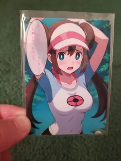 ROSA POKEMON CUTE SPICY WAIFU ANIME CARD - Image 3