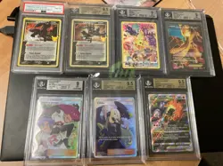 Spanish Beckett / PSA Graded Pokemon Card Lot - Image 1