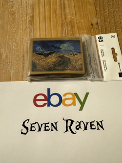 Pokemon Center Van Gogh Museum Corviknight Crows Card Sleeves BRAND NEW SEALED ! - Image 3