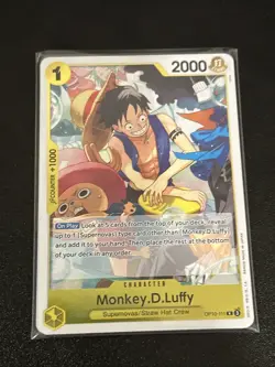 Monkey D. Luffy R OP10-111 Royal Blood One Piece Card Game CCG NM - Image 1