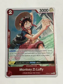 Monkey.D.Luffy OP06-013 R Wings of the Captain One Piece Card Game NM English - Image 1