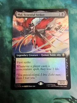 MTG Mai, Scornful Striker Extended Art Foil English TLA - Image 1