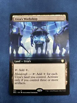 Urza's Workshop (Extended Art) Commander: the Brothers' War (Set#: 051) NM - MTG - Image 1