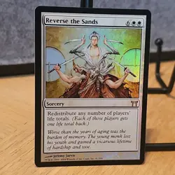 MTG Reverse the Sands Champions of Kamigawa Foil Rare 41 NM Fresh Pull No Play - Image 1