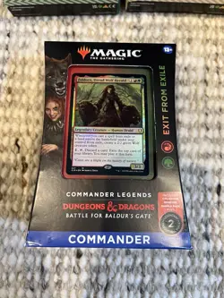 Magic Commander Legends Battle for Baldur's Gate-Exit from Exile Commander Deck - Image 1
