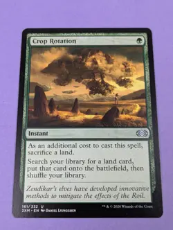 MTG Magic the Gathering: Double Masters: Crop Rotation #161/332 Uncommon - NM - Image 1