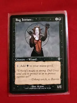 Bog Initiate - Invasion - MTG Magic - Common - Black Creature - Image 1