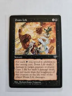Drain Life - Mirage - MTG Magic - Common - Black Sorcery - Image 1