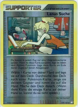 Pokemon Geheimnisvolle Schatze Nr. 109/123 Lanas Suche Reverse Holo deutsch - Image 1