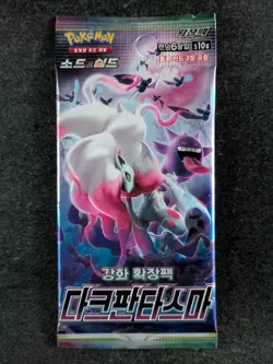 2022 Pokemon SWSH DARK PHANTASMA S10a Booster Pack Factory Sealed Korean - Image 1