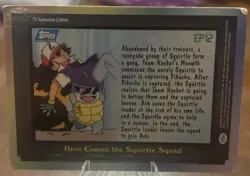2000 Topps Pokemon TV Animation Series 2 #EP12 Here Comes the Squirtle Squad - Image 2