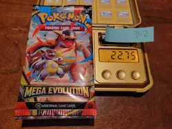 22.75g (Heavy HEAVIEST) Mega Evolution Pokemon Booster Pack - Sealed #302 - Image 1