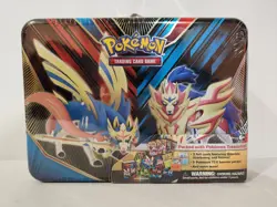 Pokemon TCG 2020 Spring Collector's Chest Lunch Box Tin Sword & Shield SEALED - Image 1