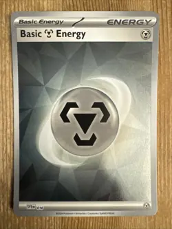 Pokemon TCG Prismatic Evolutions Metal Energy SVE016 Holo Near Mint - Image 1