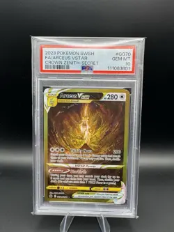 2023 POKEMON SWORD & SHIELD CROWN ZENITH SECRET FULL ART/ARCEUS VSTAR PSA 10 - Image 1