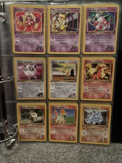 Pokemon 1st Edition Gym Challenge Near Complete Non Holo Set - Image 5