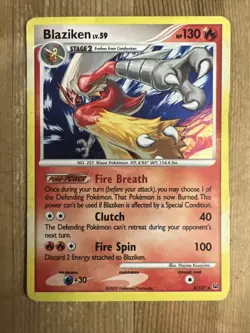 Blaziken 3/127 Holo Rare - Platinum Set - Pokemon TCG HP - Image 1