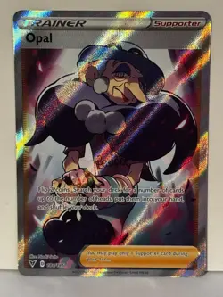 Opal (Full Art) 184/185 SWSH04: Vivid Voltage NM Pokemon Fast Shipping - Image 1
