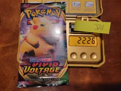 22.26g (Heavy HEAVIEST) Vivid Voltage Pokemon Booster Pack - Sealed #324 - Image 1