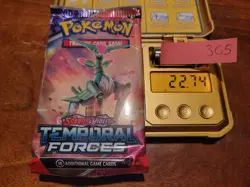 22.74g (Heavy HEAVIEST) Temporal Forces Pokemon Booster Pack - Sealed #305 - Image 1
