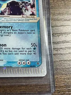 Pokemon TCG - Kingdra EX - EX Dragon 92/97 - Holo - MP - Image 5