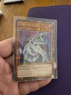*** CYBER DRAGON *** QUARTER CENTURY SECRET RARE TN23-EN005 YUGIOH! - Image 2