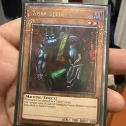 Yugioh Cyber-Stein Quarter Century Secret Rare RA03-EN146 Near Mint 1st Ed - Image 1
