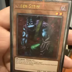Yugioh Cyber-Stein Quarter Century Secret Rare RA03-EN146 Near Mint 1st Ed - Image 3