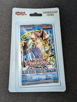 Yu-Gi-Oh! Legend of Blue Eyes White Dragon Blister Pack Unlimited New Sealed - Image 1
