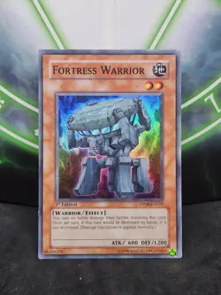 Yugioh Fortress Warrior DP08-EN010 Super Rare 1st Edition NM - Image 1