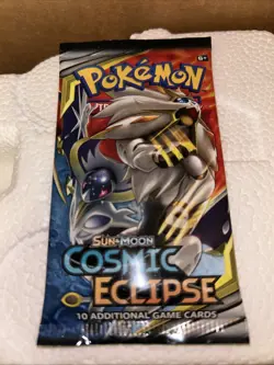1 SEALED Pokemon Trading Card Game Sun & Moon Cosmic Eclipse Booster Pack! 820650805899 - Image 1