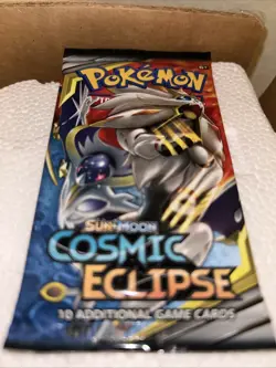 1 SEALED Pokemon Trading Card Game Sun & Moon Cosmic Eclipse Booster Pack! 820650805899 - Image 3