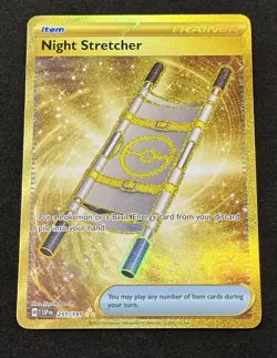 Pokemon Night Stretcher 251/191 Surging Sparks Gold Hyper Rare Card Fast Ship - Image 1
