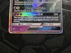 NM/Mint Mewtwo GX 78/73 Shining Legends Alt Art Secret Rare Pokemon Card - Image 2