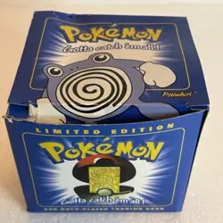 23K Gold Plated POLIWHIRL Pokemon Trading Card 1999 Burger King PokeBall SEALED - Image 1