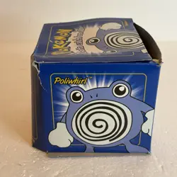 23K Gold Plated POLIWHIRL Pokemon Trading Card 1999 Burger King PokeBall SEALED - Image 3