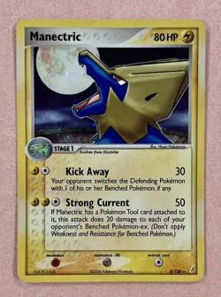 Manectric | EX Crystal Guardians 8/100 | Holo Rare | Pokemon Card TCG | MP - Image 1