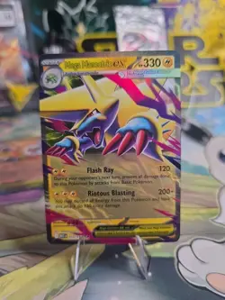 Mega Manectric EX 050/132 Mega Evolution Holo Double Rare Pokemon Card NM - Image 1
