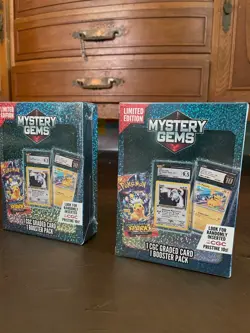 Pokemon Mystery Gems 2 CGC Graded Card & Booster Pack 2025! New Limited Edition. - Image 1