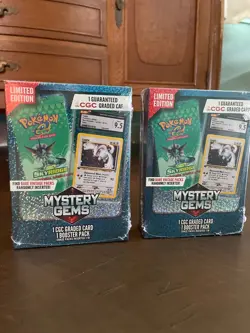 Pokemon Mystery Gems 2 CGC Graded Card & Booster Pack 2025! New Limited Edition. - Image 2