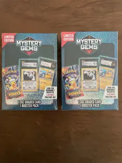 Pokemon Mystery Gems 2 CGC Graded Card & Booster Pack 2025! New Limited Edition. - Image 3