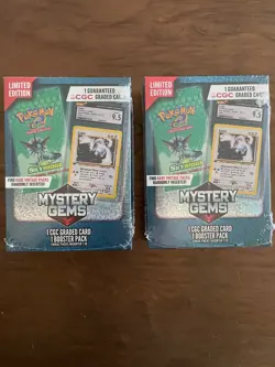 Pokemon Mystery Gems 2 CGC Graded Card & Booster Pack 2025! New Limited Edition. - Image 4