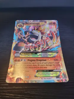 Pokemon Mega Camerupt EX XY198 Jumbo Cards Holo Oversized Black Star Promo - Image 2