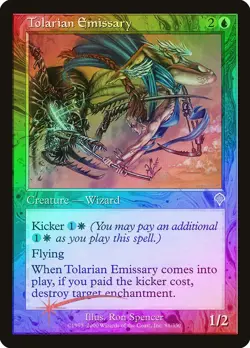 Tolarian Emissary FOIL Invasion NM Blue Uncommon MAGIC GATHERING CARD ABUGames - Image 1
